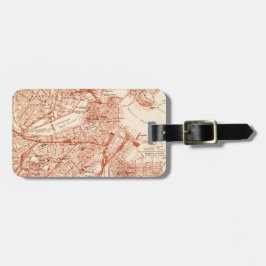 Boston Vintage Karta Luggage Tag Bagagebricka