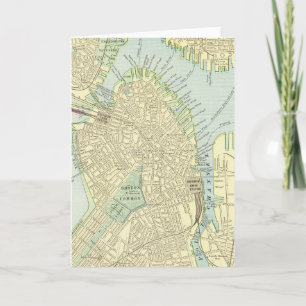 Boston Vintagekartkort Kort