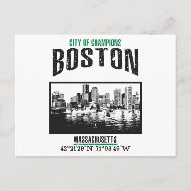 Boston Vykort (Framsida)