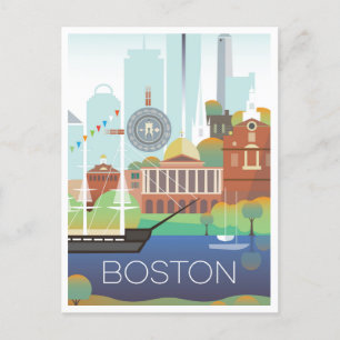 Boston-vykort Vykort