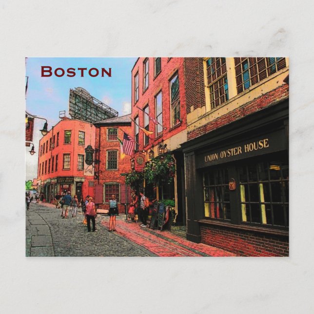 Boston-vykort Vykort (Framsida)