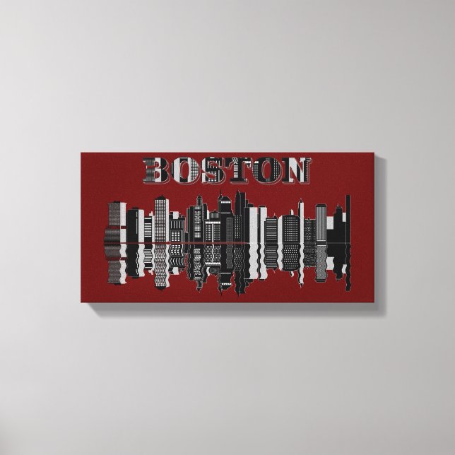 Boston Wall Art Canvas (Framsida)