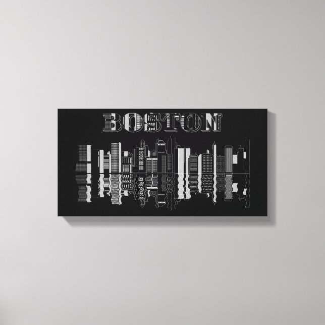 Boston Wall Art Canvastryck (Framsida)