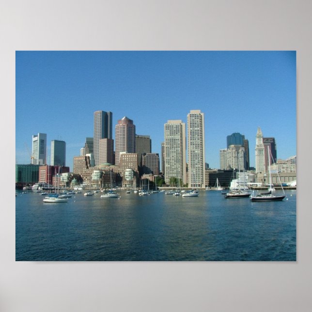Boston Waterfront Poster (Framsidan)