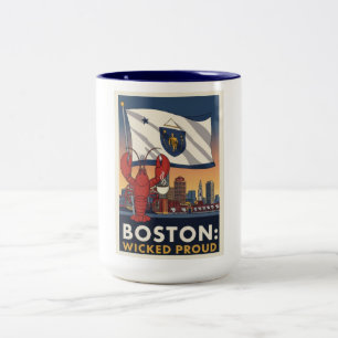 Boston Wicked Proud Två-Tonad Mugg
