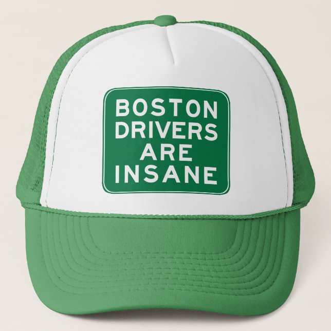 Bostonförare är galna keps (Framsida)