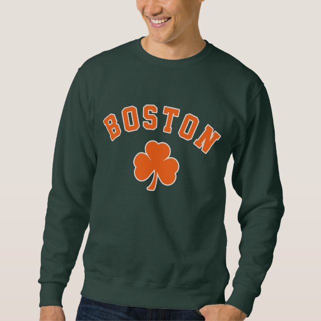 Bostonirländska Lång Ärmad Tröja (Framsida)
