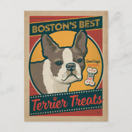 Boston's Best Terrier Treats Vykort
