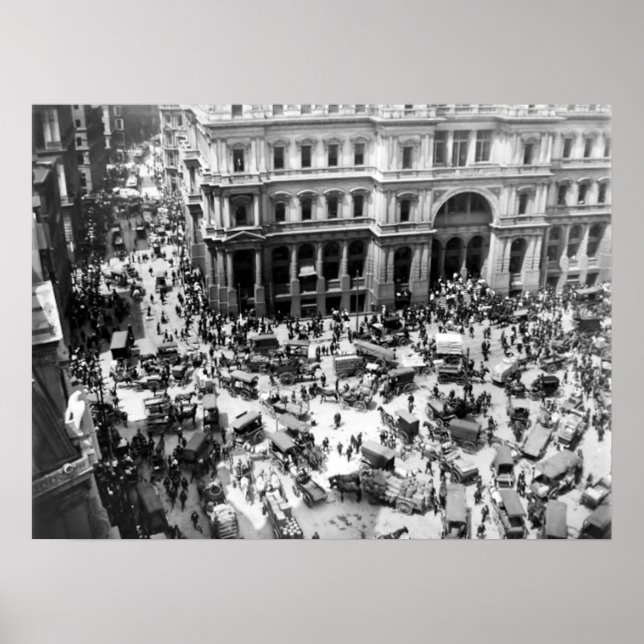 Boston's Post Office Square 1904 Poster (Framsidan)