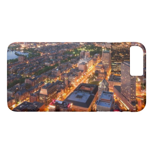 Bostons siluett vid skymning Case-Mate iPhone skal (Baksida (horisontal))