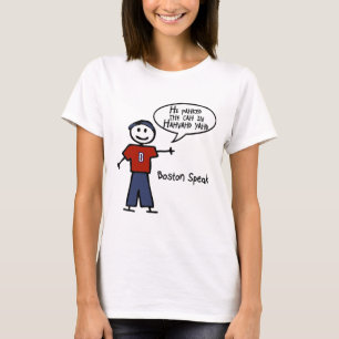Bostonspeak "honom Pahked Cahen…", Han parkerade Tee