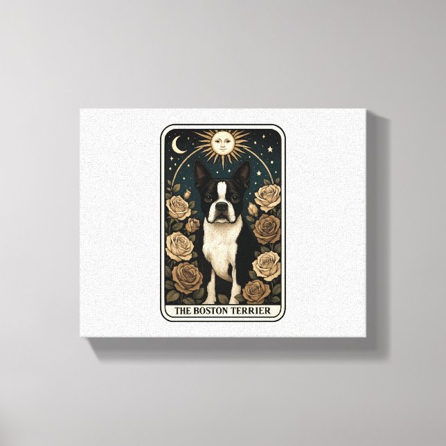 Bostonterrier Canvastryck (Framsida)