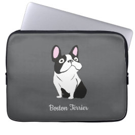 Bostonterrier Laptop Fodral
