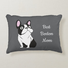 Bostonterrier Prydnadskudde