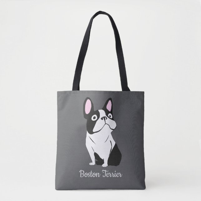 Bostonterrier Tygkasse (Framsida)
