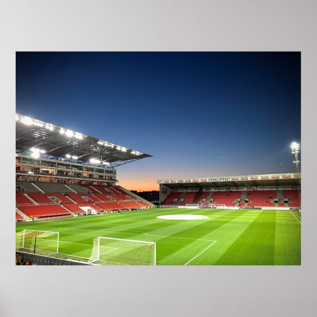 Bosuil Stadion - Royal Antwerp FC - Zonsondergang Poster (Framsidan)