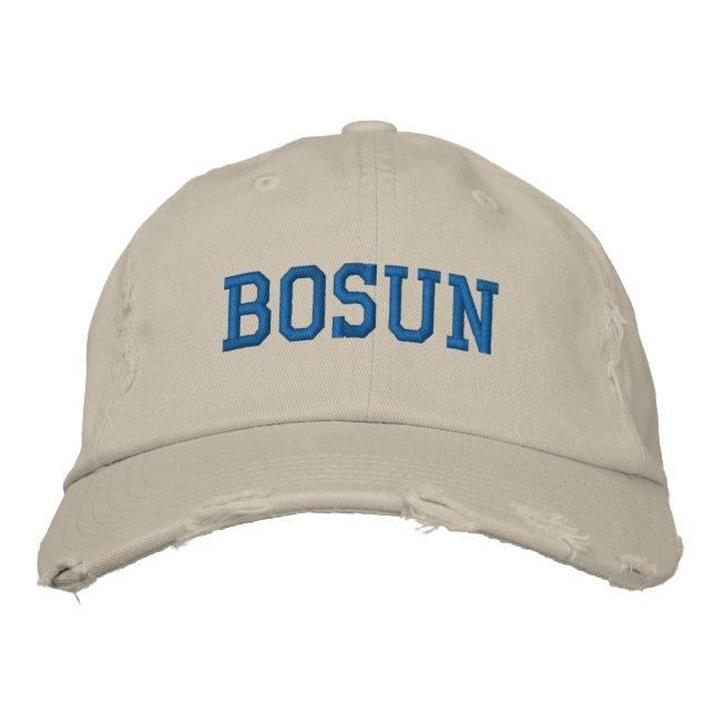 Bosun Cap Broderad Keps (Framsida)