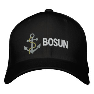 BOSUN Yacht Embroized Cap Broderad Keps