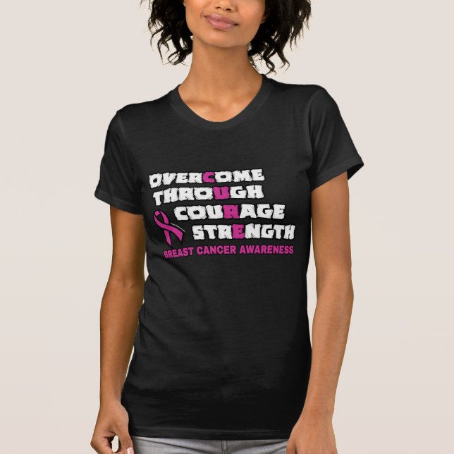 BOT...Bröstcancer T Shirt (Framsida)