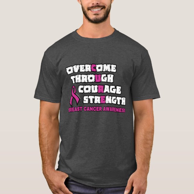 BOT...Bröstcancer T Shirt (Framsida)