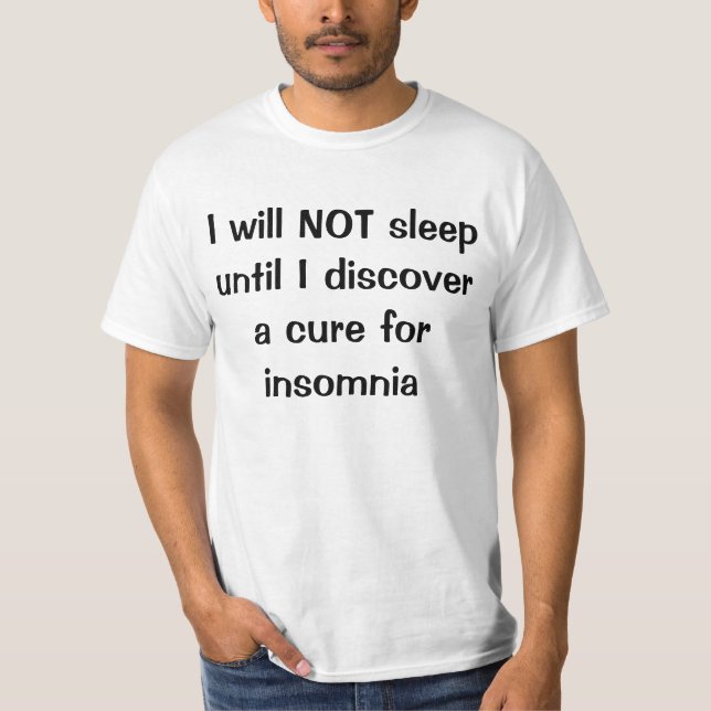 Bot för insomnia tee shirt (Framsida)