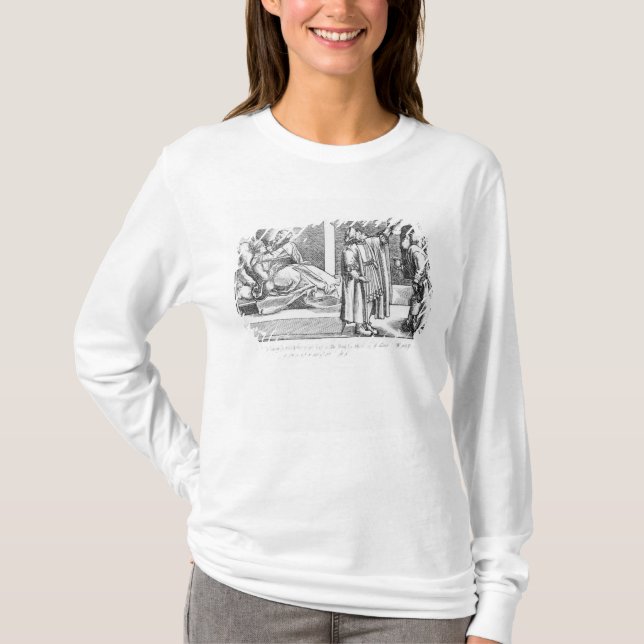 Bot till och med intercessionen av läka t shirt (Framsida)