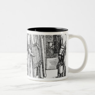 Bot till och med intercessionen av läka Två-Tonad mugg