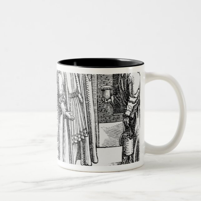 Bot till och med intercessionen av läka Två-Tonad mugg (Höger)