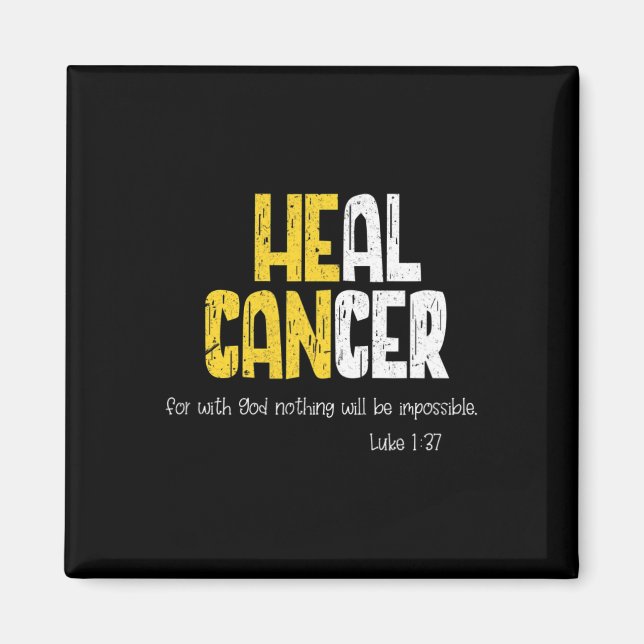 Bota cancer Barncancer medvetenhet  Magnet (Framsidan)