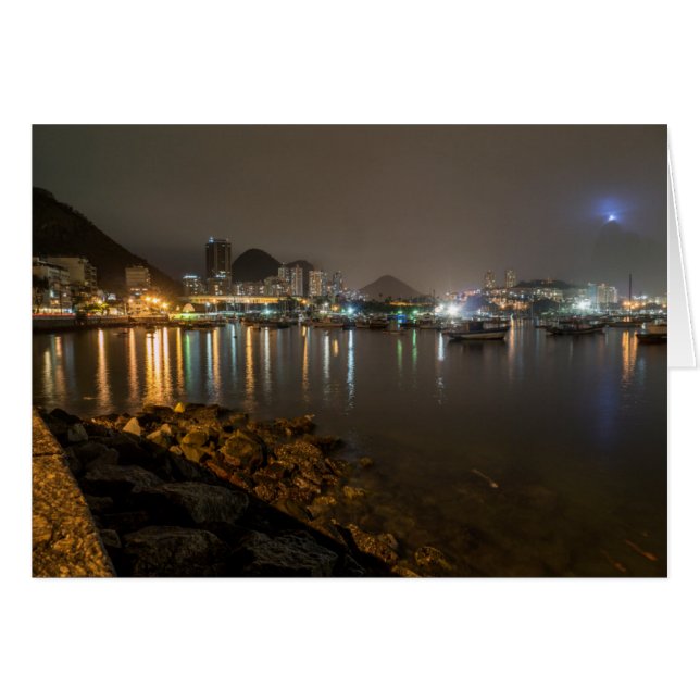 Botafogo Bay Hälsningskort (Framsidan Horizontal)