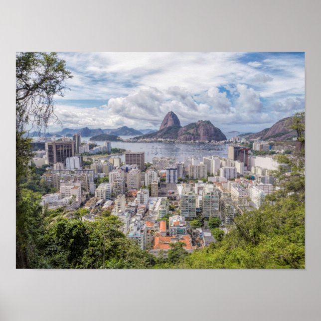 Botafogo med sockerlimpa poster (Framsidan)