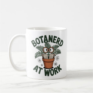 Botanerd in Work Funny Plant Biology Kaffemugg