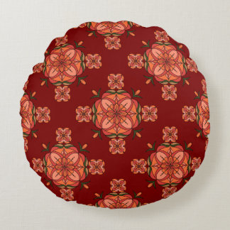 Botanic Bloom Round Pillow Rund Kudde