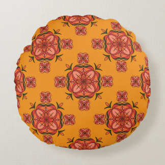 Botanic Bloom Round Pillow Rund Kudde
