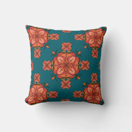 Botanic Bloom Throw Pillow Kudde