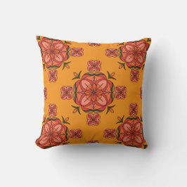 Botanic Bloom Throw Pillow Kudde