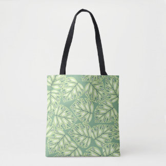 Botanic jungle seamless pattern in pastel green co tygkasse