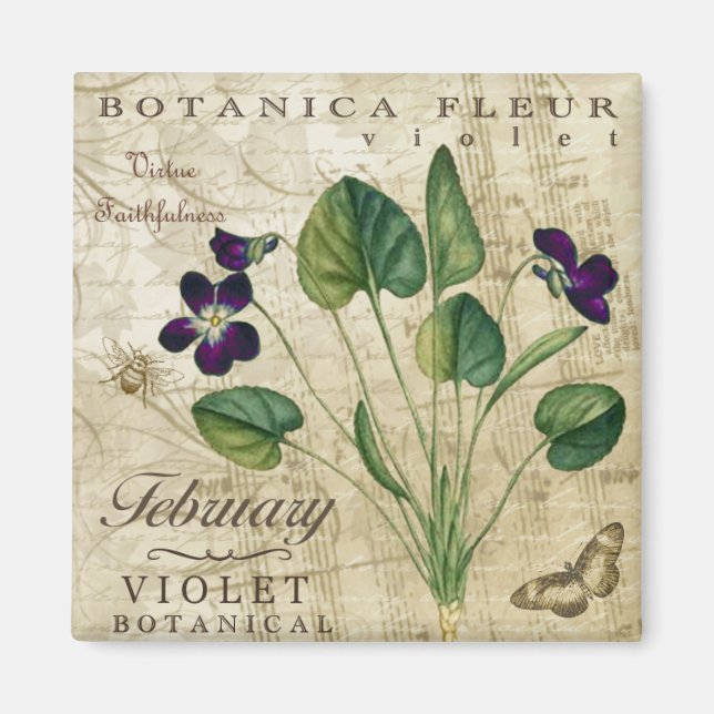 Botanica februari Magnet (Framsidan)