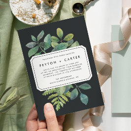Botanica Nattbröllop Inbjudningar