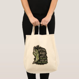 Botanical Aesthetic Green Embroidery tote bag  Tygkasse