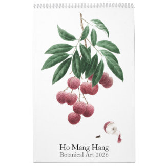 Botanical art calendar 2026 kalender