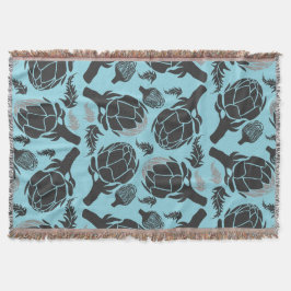 Botanical Artichoke Art Home Decor Filt