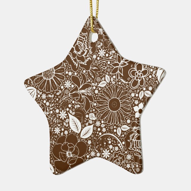 Botanical Beauties Brown START ORNAMENT (Vänster)