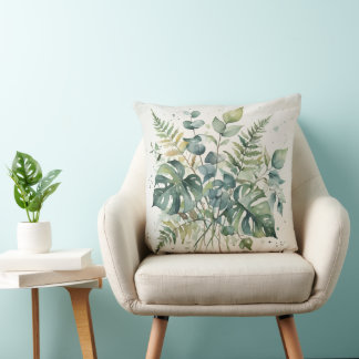 Botanical Bliss Throw Pillow Kudde