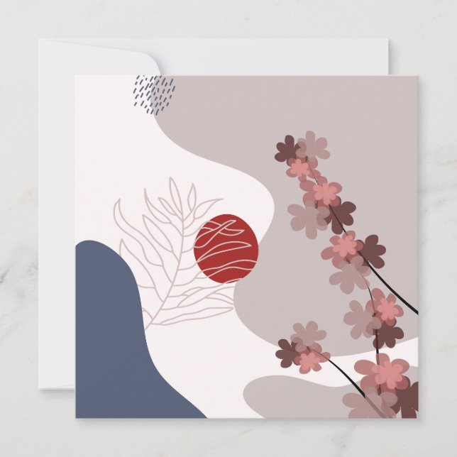 Botanical Boho Blue Magenta (Framsida)