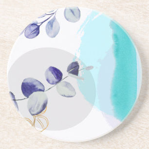 Botanical Boho Cyan Lila Underlägg