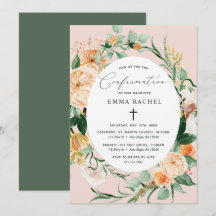 Botanical Boho Personlig Cute Rosa Bekräftelse