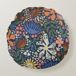 Botanical Boho Rund Kudde