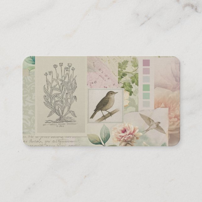 Botanical Calling Cards Visitkort (Framsida)