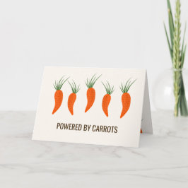 Botanical Carrots Collection Birthday Kort